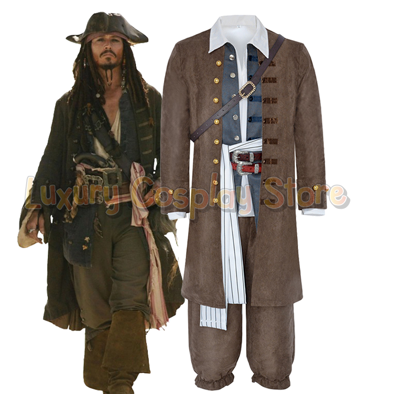Anime Cosplay To Buy - Pirates Captain Jack Sparrow Cosplay Costume