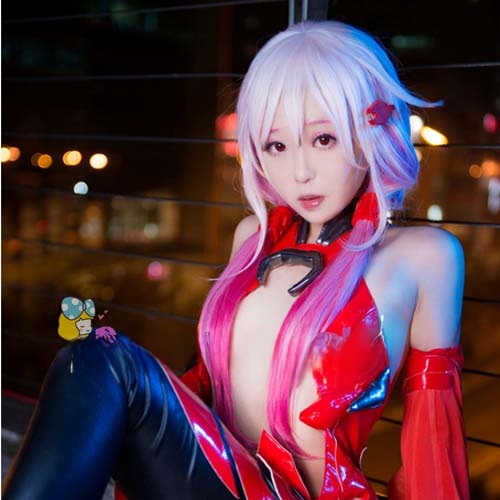 Anime Cosplay 2026 - Evil Crown Inori Cosplay Wig Tee-layer