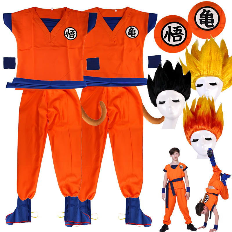 Halloween Goku Adult Kids Suit - огляд і ціна Kids Cosplay Anime