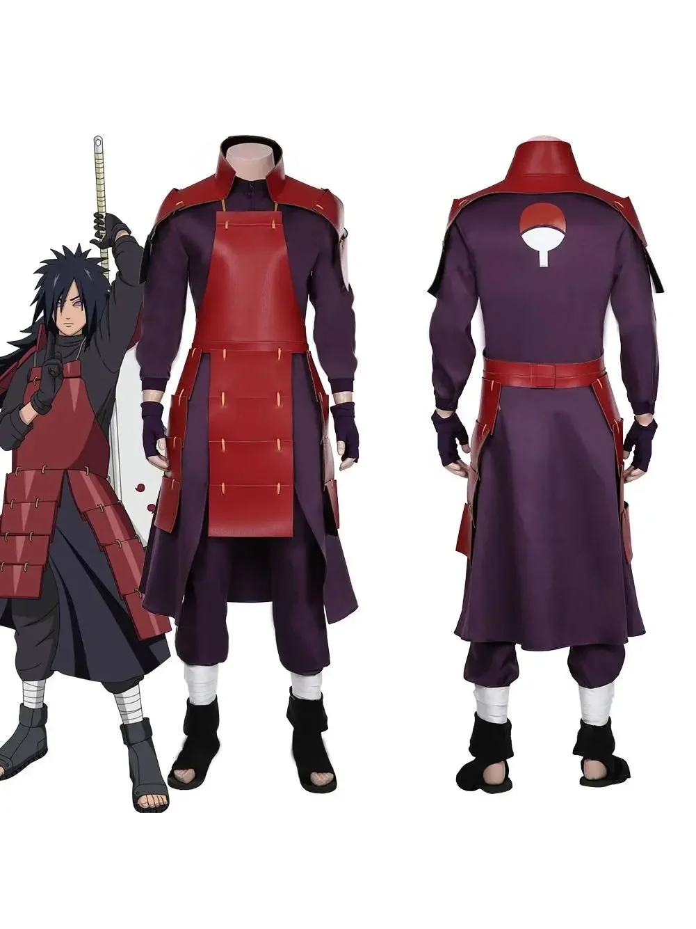 Anime Akatsuki Uchiha Madara C - огляд і ціна Anime Cosplay Armor