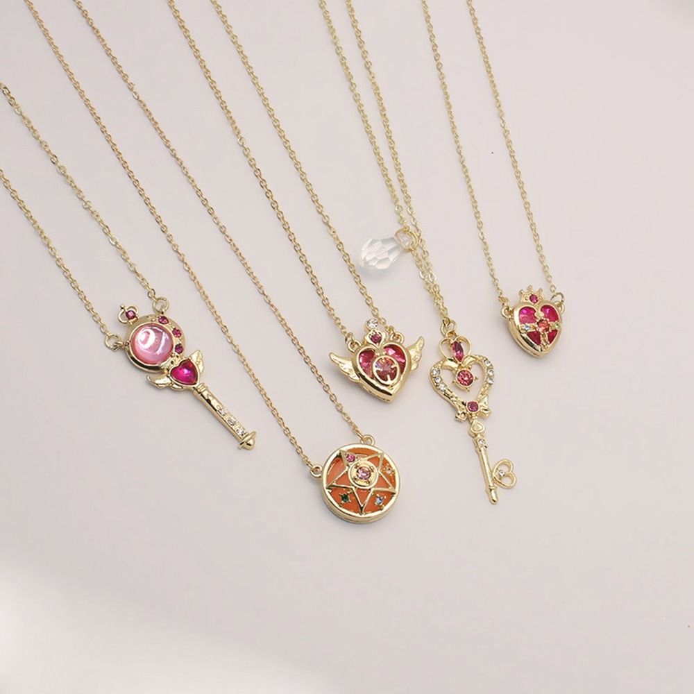 Crystal Anime Necklace Cute Co - огляд і ціна Sailor Moon Wand