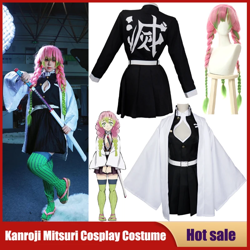 Anime Kanroji Mitsuri Cosplay  - огляд і ціна Kids Cosplay Anime
