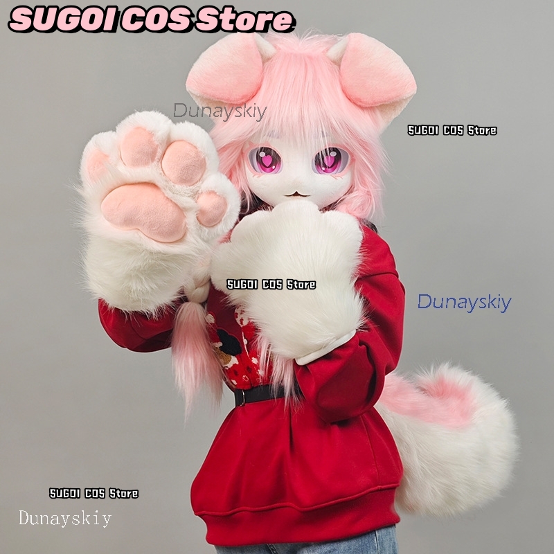 aBcSCS*Fursuit Head Kigurumi C - огляд і ціна Anime Cosplay Mask