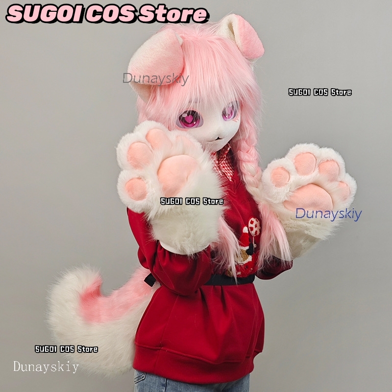 aBcSCS*Fursuit Head Kigurumi C - огляд і ціна Anime Cosplay Mask