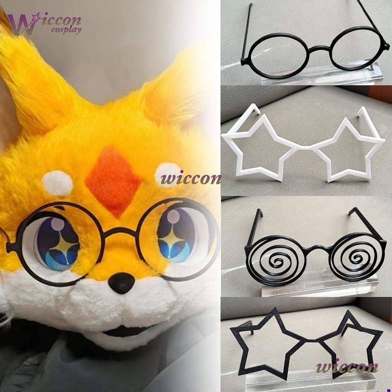OHaYo 25cm Glasses Fursuit Acc - огляд і ціна Anime Cosplay Mask